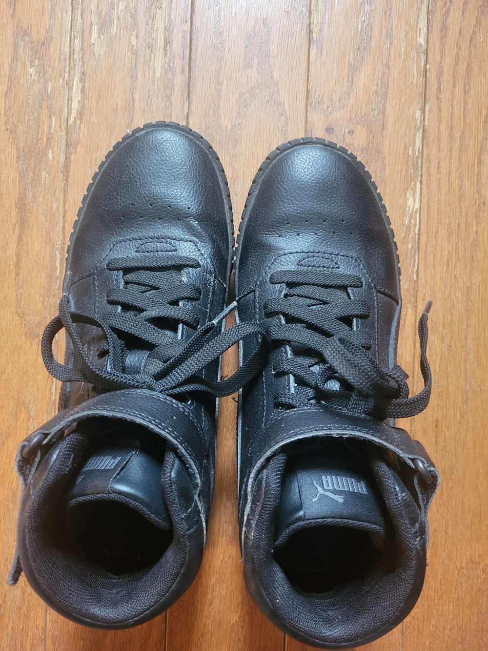 Puma Black High-Top Sneakers